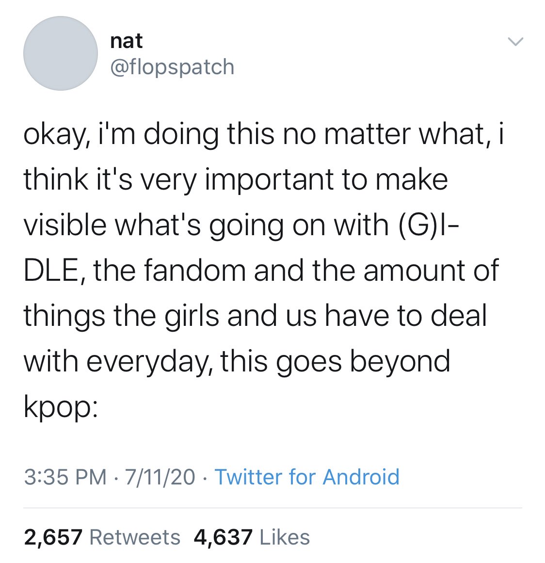 calling us dramatic for making the same exact thread expressing our concerns just like their fandom did. apparently we aren't allowed to also be sad over such things or raise concerns