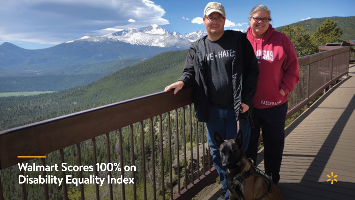We’re proud to say, for the fifth year in a row, we’ve received a 100% rating from the Disability Equality Index. We recognize fostering a diverse workplace culture means including everyone – like Derrick and his service dog, Thor. bit.ly/3j5GyQ2