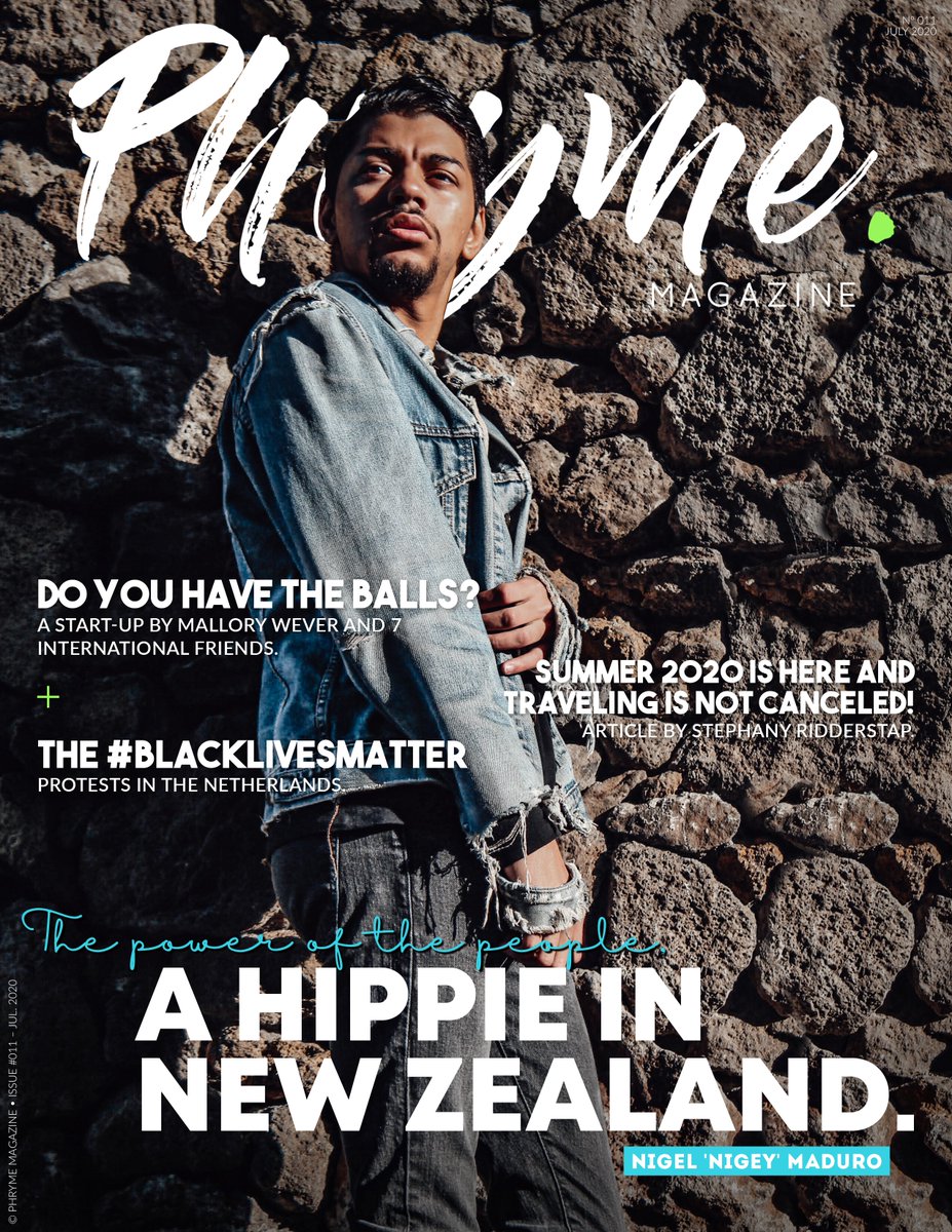 'The power of the people, a Hippie in New Zealand.' ✊

Presenting our 11th issue. Read on our website, completely for free! phrymemagazine.com/read

The #CoverFeature: Nigel 'Nigey' Maduro.