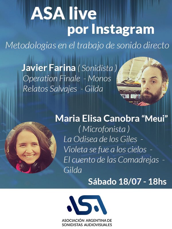 No se pierdan este Sabado 18/07 a las 6pm (ARG)