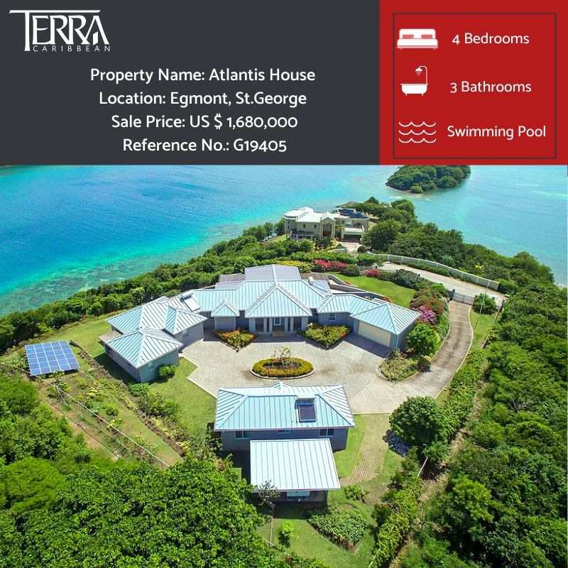 terragrenada's tweet photo. Name of Property: Atlantis House
Location: Egmont, https://t.co/Yma1PIxZmt
Sale Price: US $1,680,000
Reference No.: G19405
#TerraCaribbean #TerraGrenada #PureGrenada #RealEstate #Residential #Views #WeKnowGrenada #WeKnowRealEstate https://t.co/tZWGVibW3x