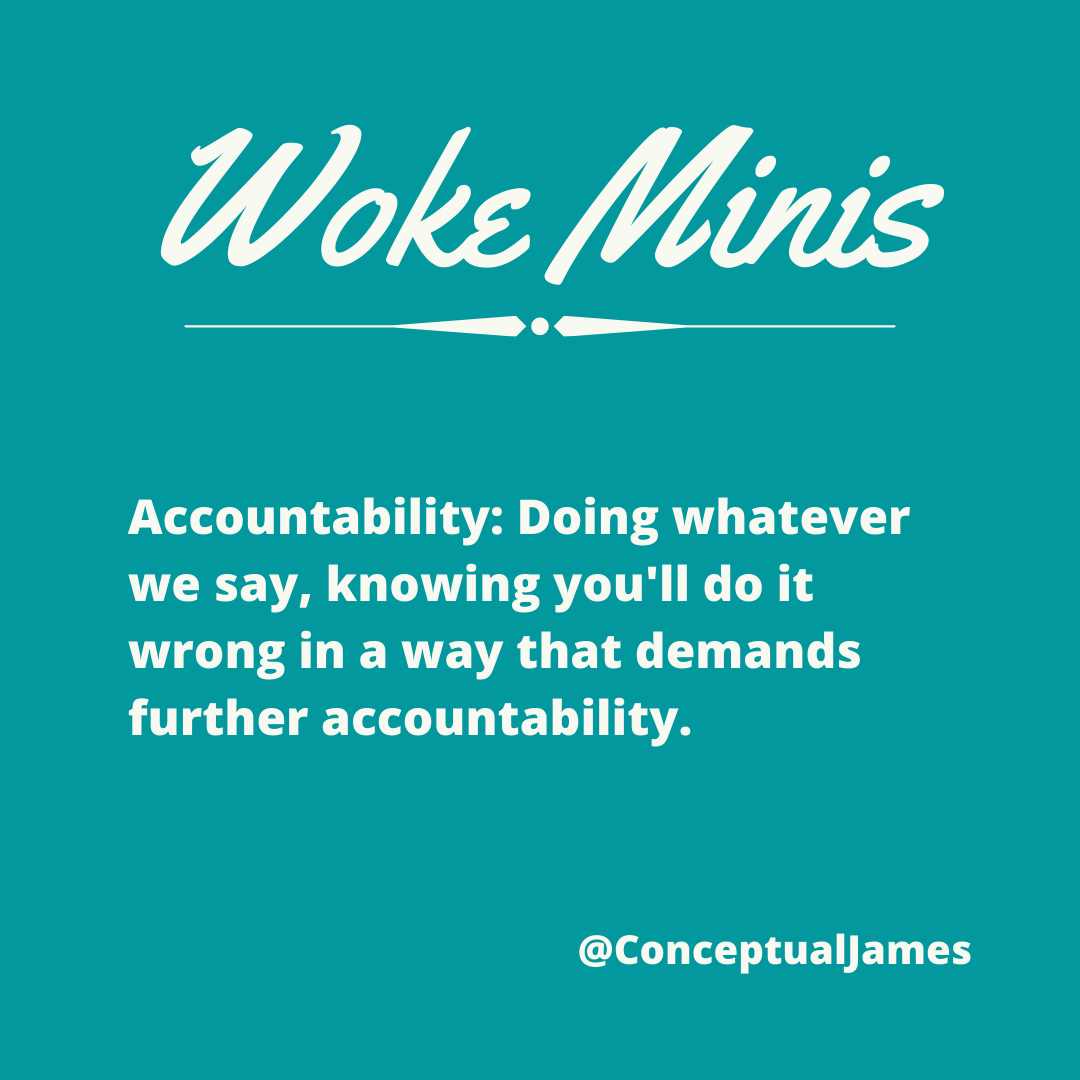  #WokeMinis  #Accountability