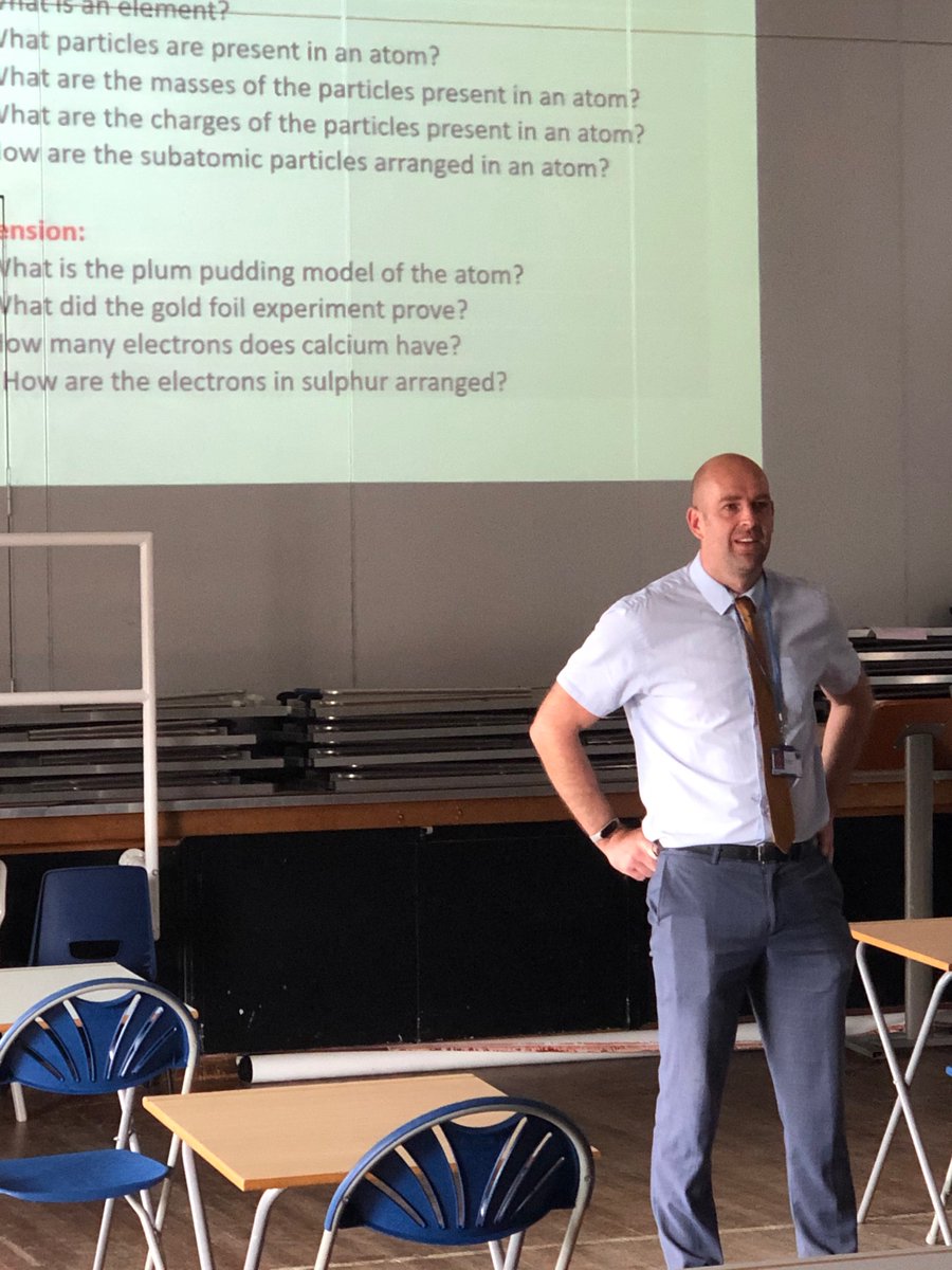 Mr Render recapping atomic structure for year 10 core day . Fantastic work year 10 🚀 <a href="/tsas_norwich/">Thorpe St Andrew School and Sixth Form</a>