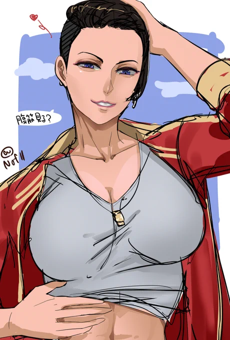 本日も…女体化バルガス先生 
