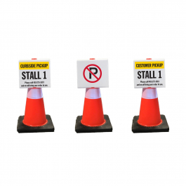 IDentSigns's tweet photo. Quad stands and sandwich boards aren't quite what you need? Try this other temporary and cost-effective option: Pylon Signs.

https://t.co/u771dLXe5W https://t.co/vRPYSeiJPn