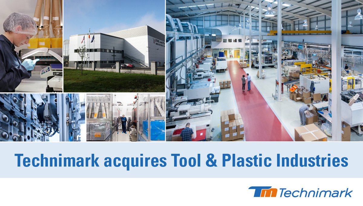 Technimark is thrilled to announce the acquisition of Tool &amp; Plastic Industries Ltd w/ facilities in #Ireland &amp; the #CzechRepublic. We share a common culture for innovation, technical excellence, safety &amp; customer partnership. Welcome to the #Technimark family! #healthcare