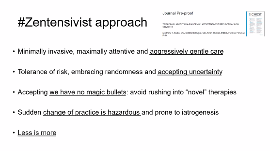 Incredible team and perspective with beautiful conceptual framework via  @sgdambrauskas  @LaCampo4. Must embrace the  #Zententivist approach-- "aggressively gentle care" #icurehab  #pedsicu  #A2Fbundle