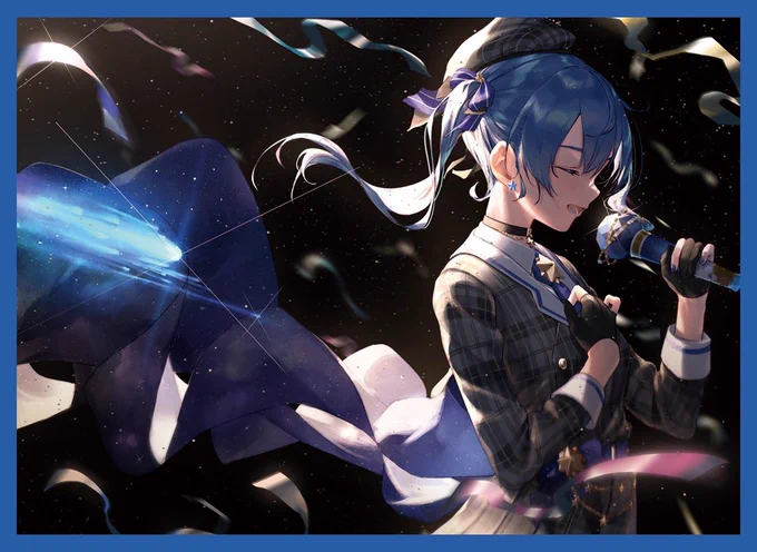 サンクリ/SC2020Summer 新作情報ホロライブより、「すいせい」のスリーブとプレイマットになります。イラストはたくぼん様()になります!すいちゃんは～? 