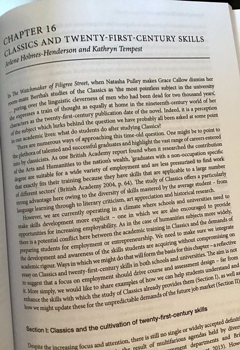 ProfArleneHH's tweet photo. @Sarah404BC @wmarybeard @jackolivergb Those parents need to read the chapter I wrote with @kathryntempest in @bloomsburyclass #ForwardwithClassics (@wmarybeard wrote the foreword!) https://t.co/CK8TYSHIIS