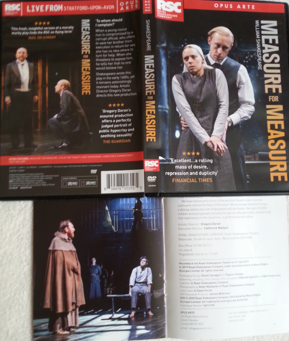 BrigitteUhrmann's tweet photo. Great joy in the post. Saw #RSCMeasure twice @TheRSC, but lost the pleasure of revisiting on tour in Newcastle. Excellent performances by @LucyPhelps #SandyGrierson #AntonyByrne #JamesCooney #JosephArkley @AmyTrigg @Mr_Brookes04 @OneClairePrice https://t.co/eBGvBB4znG