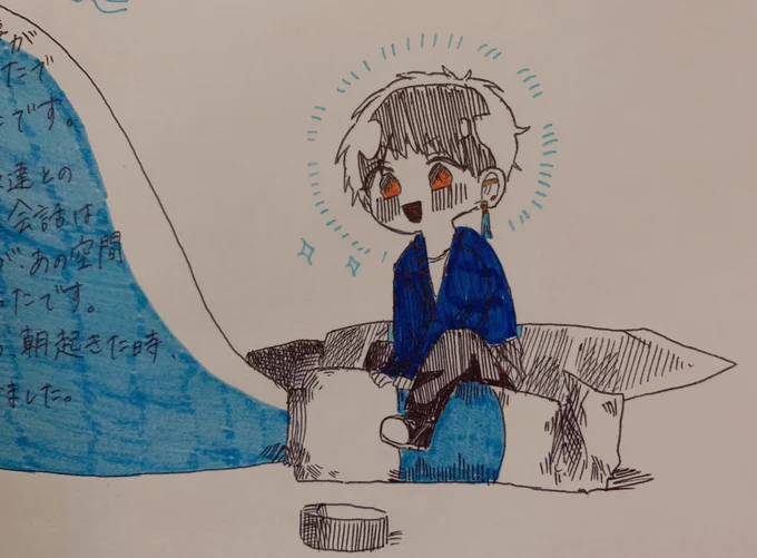中学三年生の時に作ったポートフォリオが上手すぎて自惚れてる......。 