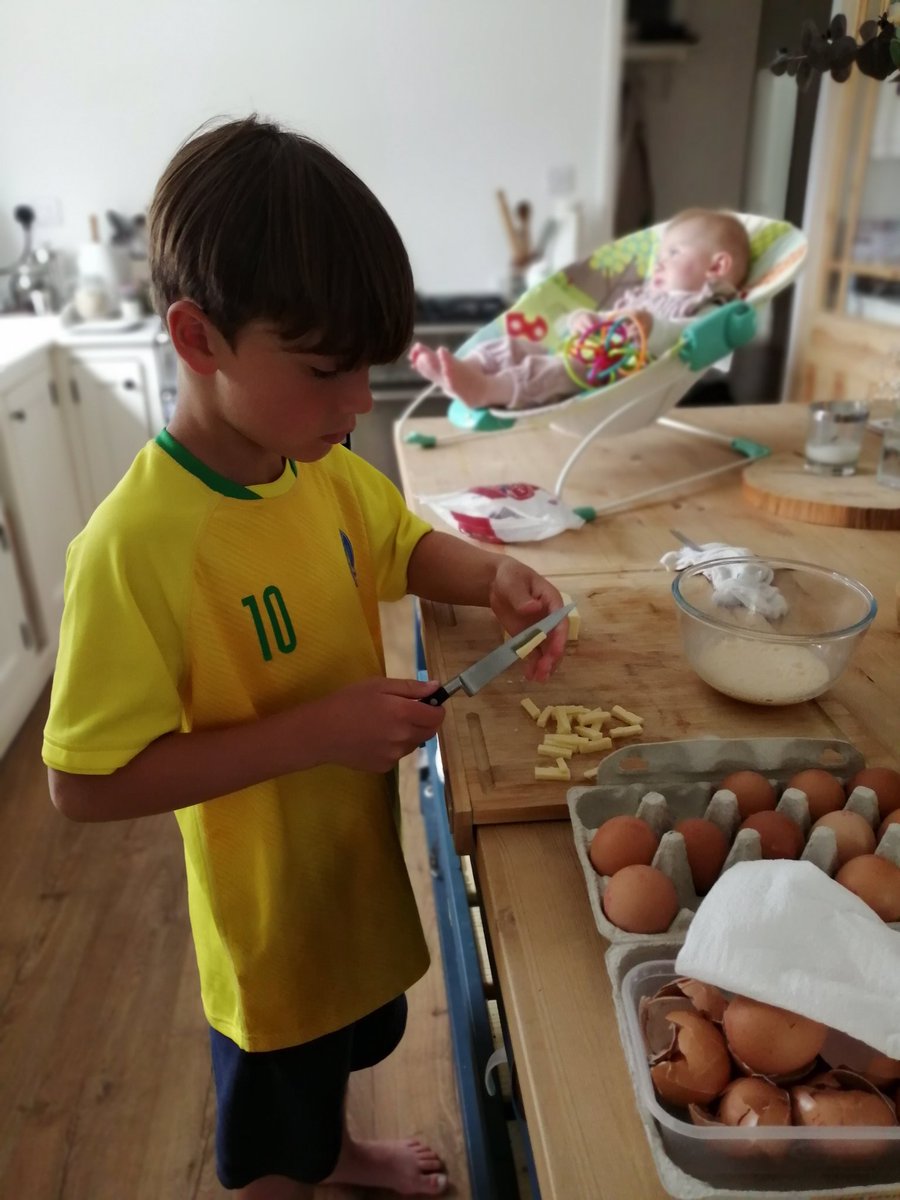 themrsjackbauer's tweet photo. Heath's chief cheesy omelette maker in this house now!!!  @wash_lks2 @washingborough https://t.co/MJMyQUf17k