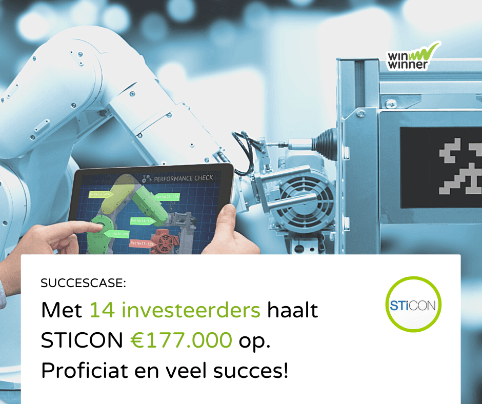 Johan Paul uit Tielt zocht €100.000 om de overname van een onderneming in de automatisatiesector te financieren. Met succes haalde hij 177% van zijn doel op via ons crowdlending platform! Proficiat en bedankt aan alle investeerders voor het vertrouwen.