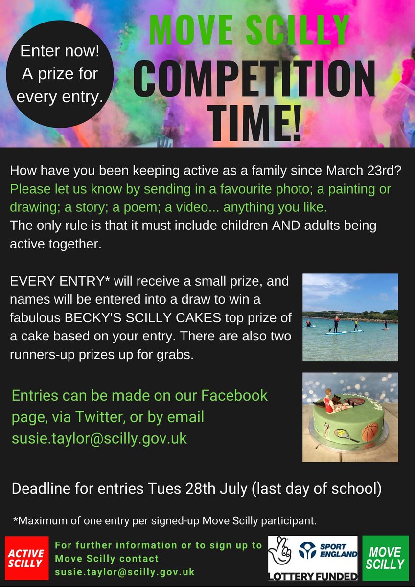 MoveScilly's tweet image. Calling all Move Scilly families.... it's competition time! Closing date 28th July. Looking forward to seeing what you've all been up to since March.