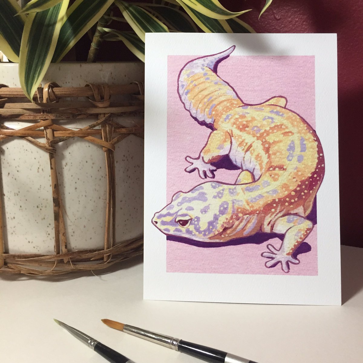 MaddyWilsonArt's tweet photo. Hi! I am primarily a pet portrait artist but love to paint in gouache anything bright and animal related 🌟
💼 https://t.co/WDI5Q6Xfqz
✉️ MaddyWilsonArt@gmail
#PortfolioDay #petportrait  #gouache #richmondva #watercolor https://t.co/OKcpPcOHif