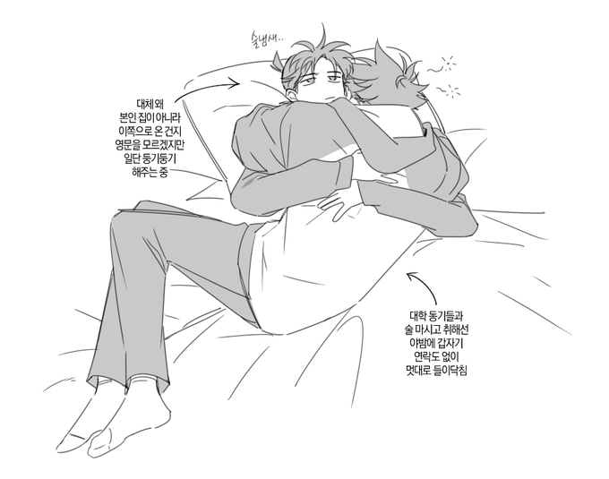 ※둘이 안 사귐 