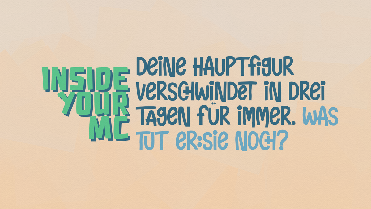 BookOfGilbert's tweet photo. 😱 Tick-tack: #InsideYourMC 😭
Das Leben ist oft nicht fair; fiktive Leben sind's aber noch seltener! Kann mir vorstellen, dass deine Hauptfigur(en) über diese Nachricht nicht erfreut sein werden ...
In 3 Tagen ist alles vorbei!
WAS TUT ER:SIE NOCH? 🤷
#IYMC #Schreiben https://t.co/NAtkQM9bTP