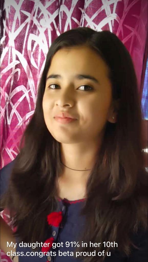 Bitiya ne 10th class mai 91% marks leker top 10 mai jgh bnaye proud of u my pricess
<a href="/ArtiSinghRao/">Arti Singh Rao</a> <a href="/Yashpal78432026/">Yashpal</a> <a href="/RaoAbhijeet07/">Rao Abhijeet Singh</a> @Bhanwar16995995 @rajbirrohilla <a href="/Raviyadavharyan/">Ravi yadav haryana</a>