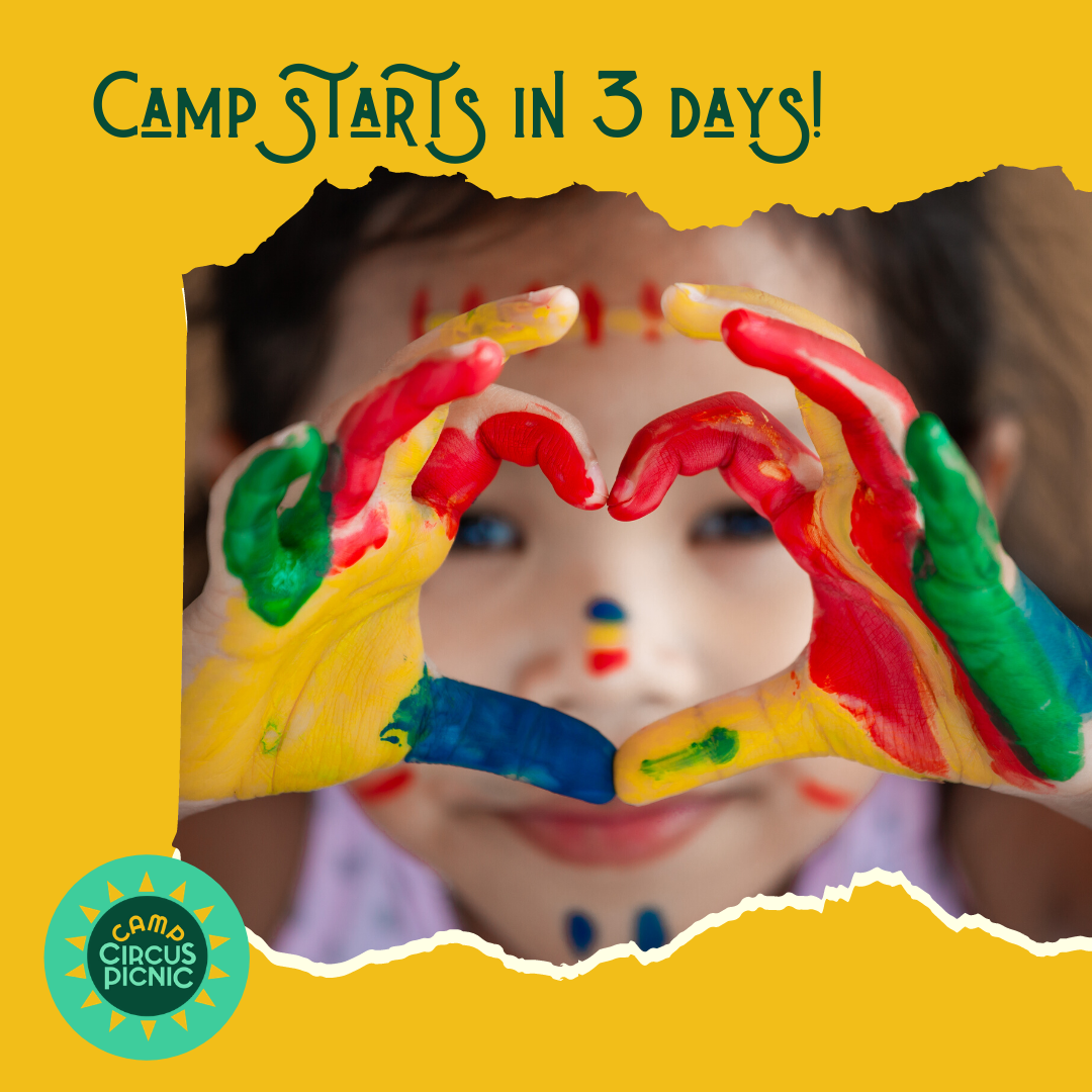 Circuspicnic's tweet photo. We want to transform cabin fever into family fun.  Turn screen time into playtime!

You can register now and "pay what you wish" but HURRY, there are only 3 days left to register and camp begins Monday July 20th! 

Register: https://t.co/T31M0NOkeO https://t.co/KsrmCPeTfB