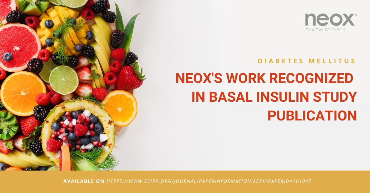NeoxCRO's tweet photo. Neox is honored to be recognized in a recent publication in Scientific Research. 
Insulin Glargine 300 Units/mL Effectiveness in Patients with T2DM Uncontrolled by Basal Insulin in Real-Life Settings in the Czech Republic.
Full article available here: https://t.co/cAli3MqlB8 https://t.co/3iJdCNZPnI