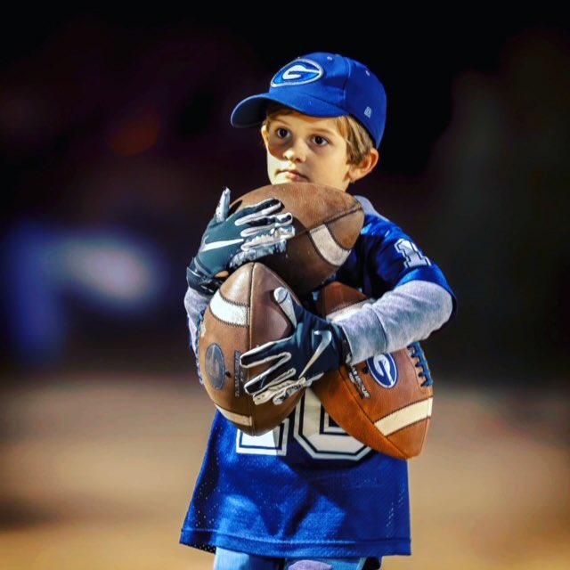 grimsleyfb's tweet photo. Happy 7th Birthday to this guy! All he wants for his birthday is for the “WHIRLIES” to #playhsfootballNC! #GDTBAW https://t.co/WoXv2OAhia