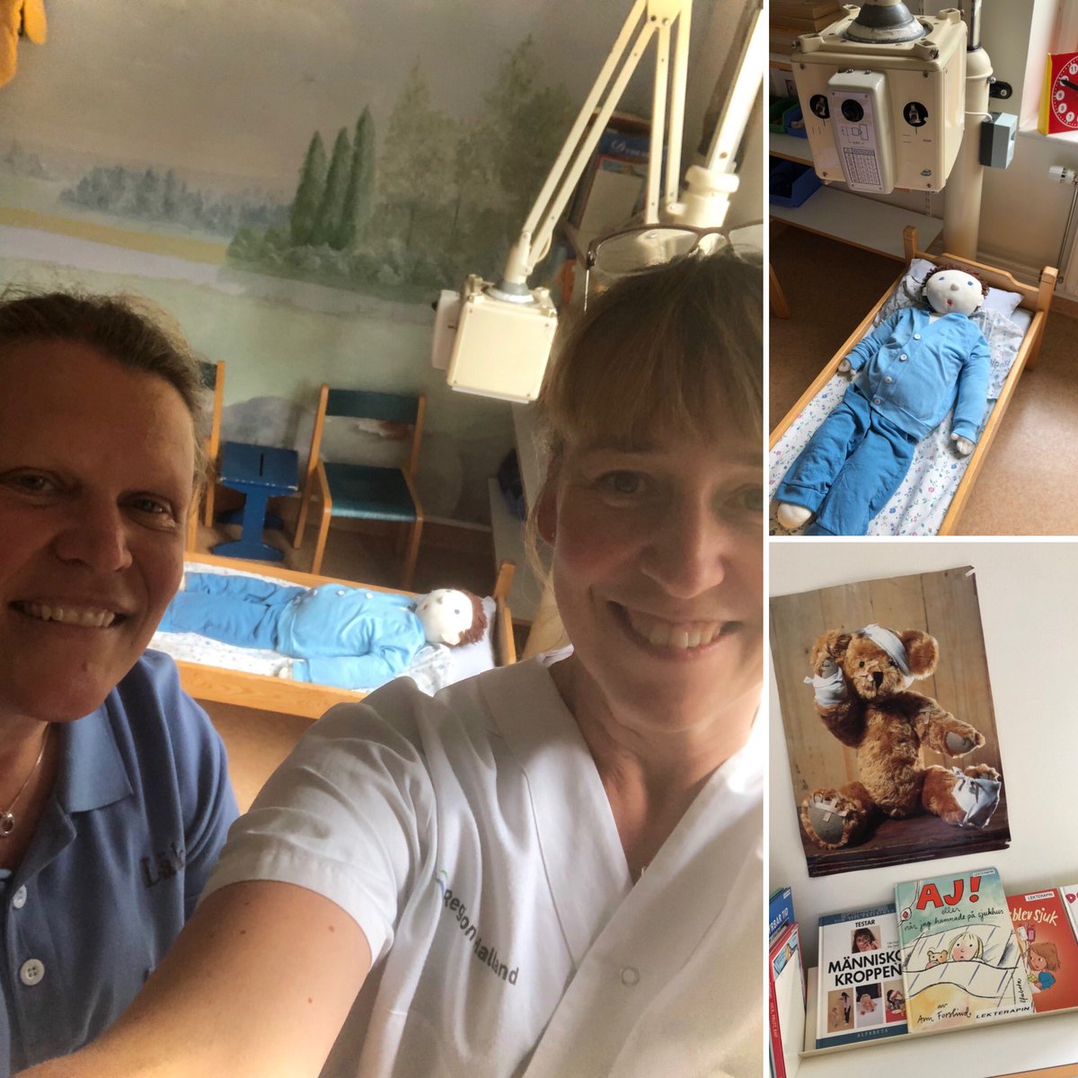 Sommar-auskultation i grannregionen! Idag fick jag möjlighet att skugga den duktiga barnläkaren Josefine, på barnkliniken i Halmstad. Alltid lika inspirerande för mig som innovationsledare i vården, att få besöka den kliniska vardagen.  #InnovationsplattformenVGR