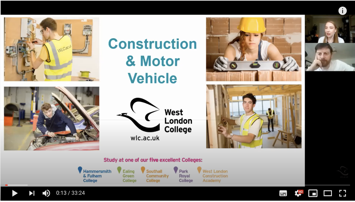 westlondoncol's tweet photo. #ConstructLondon
Virtual Open Day Presentation
WATCH this excellent virtual open day video, which tells all you need to know about construction courses, apprenticeships and opportunities at WLC.
https://t.co/9FjdEHdhd6
#TrainingLondon #CareersLondon #ApprenticeshipsLondon https://t.co/vHq0y9kXqp