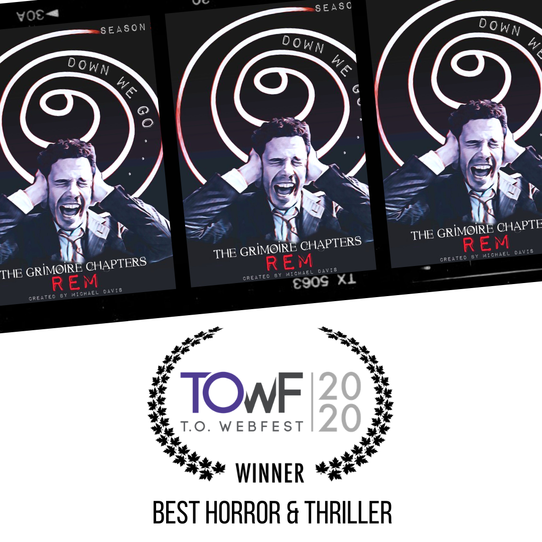 webseriescanada's tweet photo. Congratulations to The The Grimoire Chapters for taking home the Best Horror & Thriller Award from #TOWebfest2020 !
#Awarded #TOWebfest #FilmFestival #HorrorMovies #HorrorCommunity #Thriller https://t.co/0XvDZHQCWj