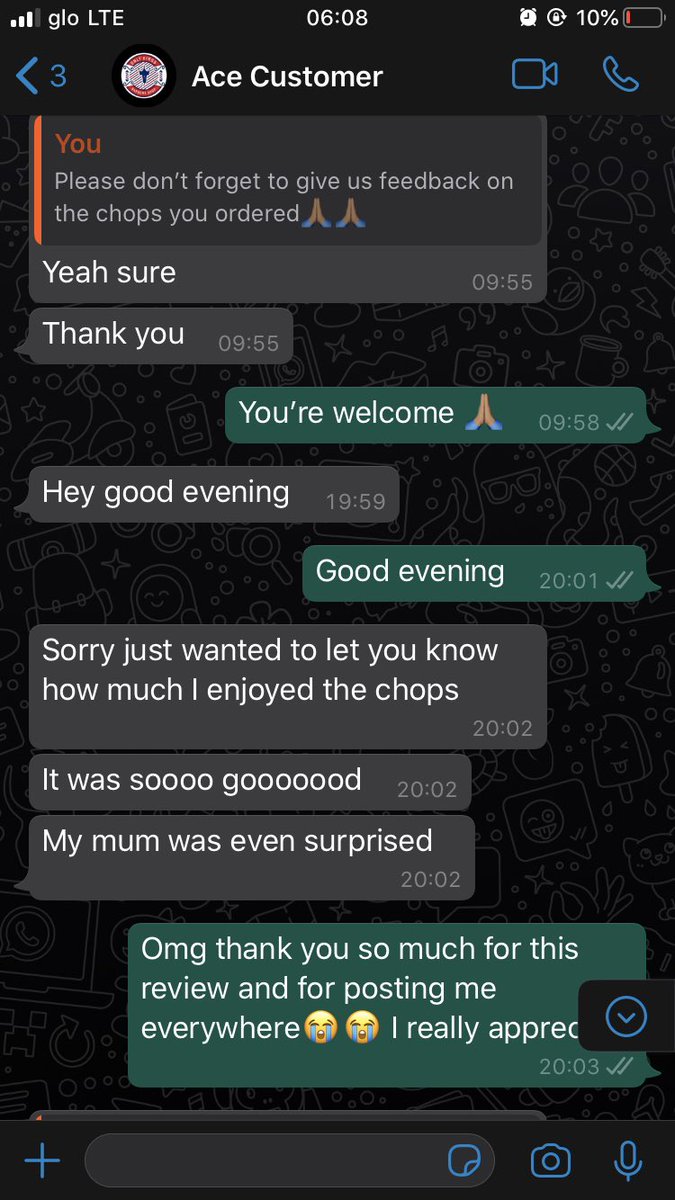 immschops's tweet image. I made a personal delivery of two packs to a wonderful first time customer yesterday and not only did he shout me out on twitter and insta he made it clear that he loved the chops, I am Over happy, thank you @Ogheneakpobo_ for your patronage and your kind review 🙏🏽🙏🏽