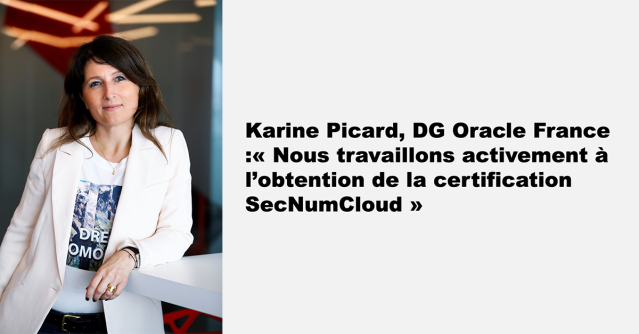 GibaultDimitris's tweet photo. Pour l'obtention de la certification #SecNumCloud, nous mettons en avant la fiabilité et la disponibilité des #data ! Karine Picard parle de tout dans cette interview. À lire avec l'article de Techtalks : #Cloud #Innovation #cybersecurite #IA #TransfoNum https://t.co/OcpAKwbp2c https://t.co/sx9TGQPU5L