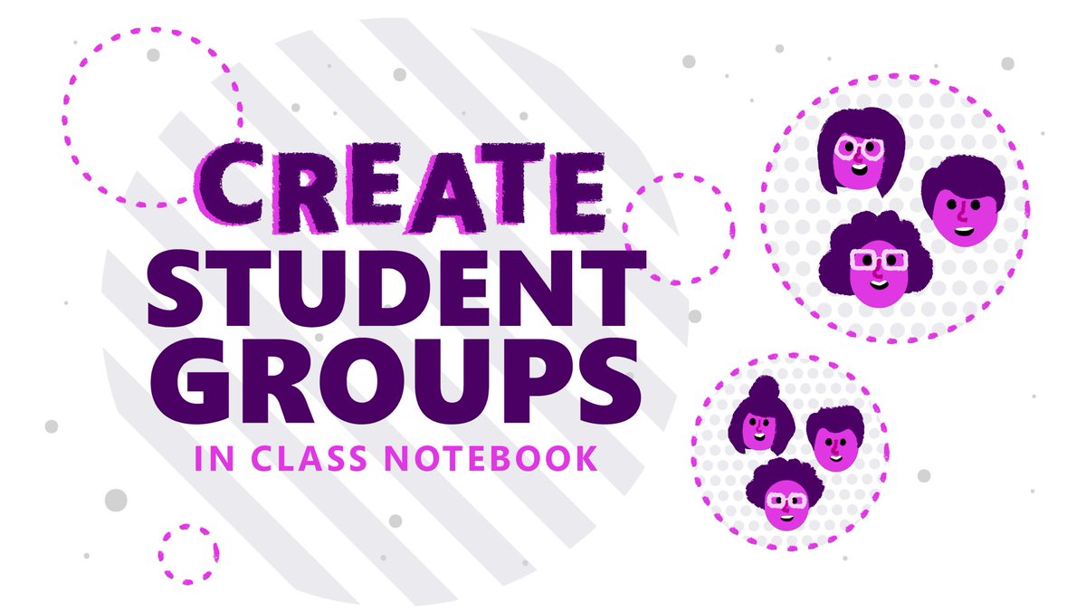 You can distribute course content to specific students by creating student groups in your #OneNote Class Notebook. Check it out! 

👉 msft.it/6011Tm1w3

#edtech #mieexpert