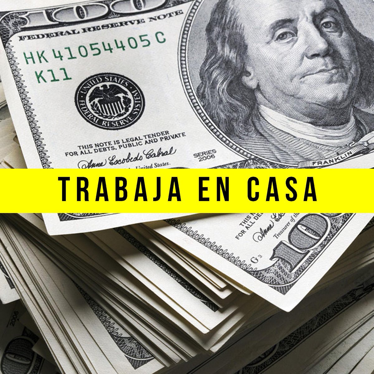 Dr_MoneyCash's tweet photo. 🔥💵 Te enseño como ser tu propio jefe y a trabajar desde tu celular.

Sígueme y aprendamos juntos.

#money #ganadinero #cash #ganadineroencasa #ganadineroconmigo #ganadinerodesdecasa #ganadineroporinternet #ganhadinheiroemcasa https://t.co/yQpqUffnpn