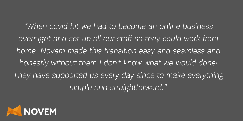 NovemIT's tweet photo. Thank you for all of your kind words #TestimonialsDuringCovid https://t.co/rA6735m9Ra