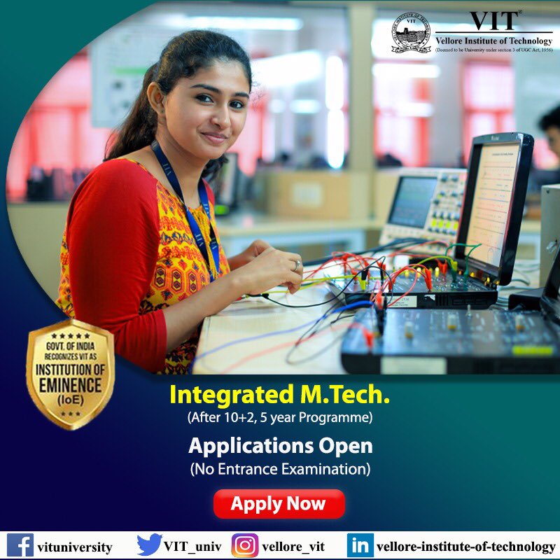 VIT University on Twitter: "Create your future in the best way ...