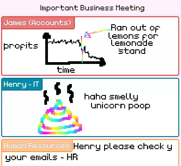 Tired of normal, boring business meetings? 😴
Have them on Picto instead! 👍