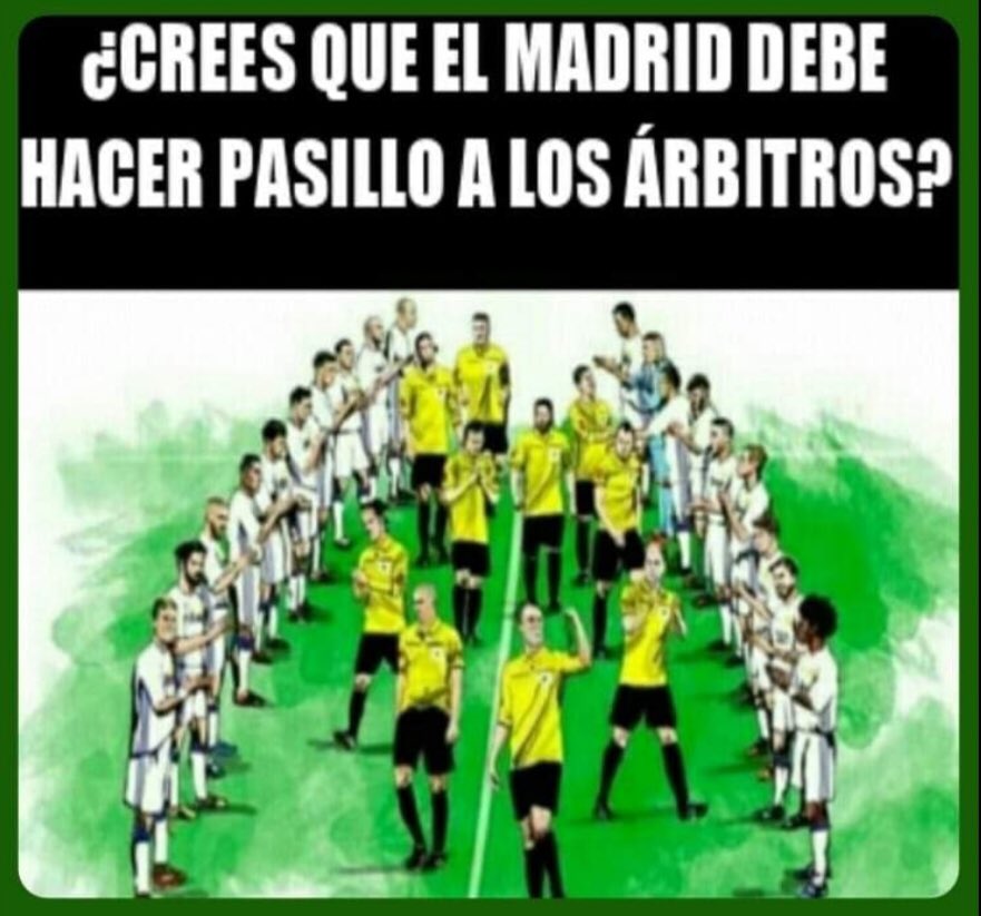 10delBarca's tweet photo. ¿Crees q el Real Madrid debe hacer pasillo en el próximo partido a los árbitros para agradecerles la Liga?:

🔁 Si
♥️ No https://t.co/74jQDM9loj