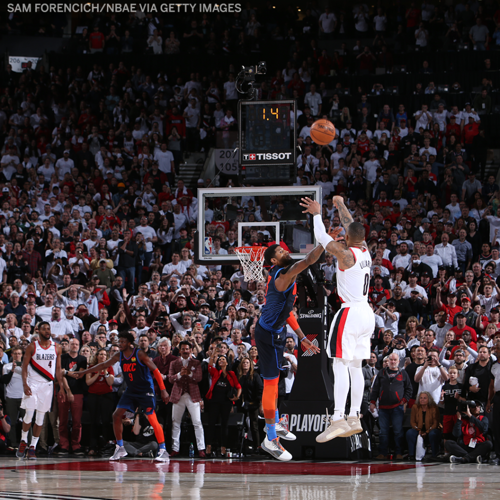 espn's tweet photo. From two-star prospect, to NBA ROY, to @trailblazers legend!

@Dame_Lillard turns 30 today ⌚️ https://t.co/Vd3gQq7nBp