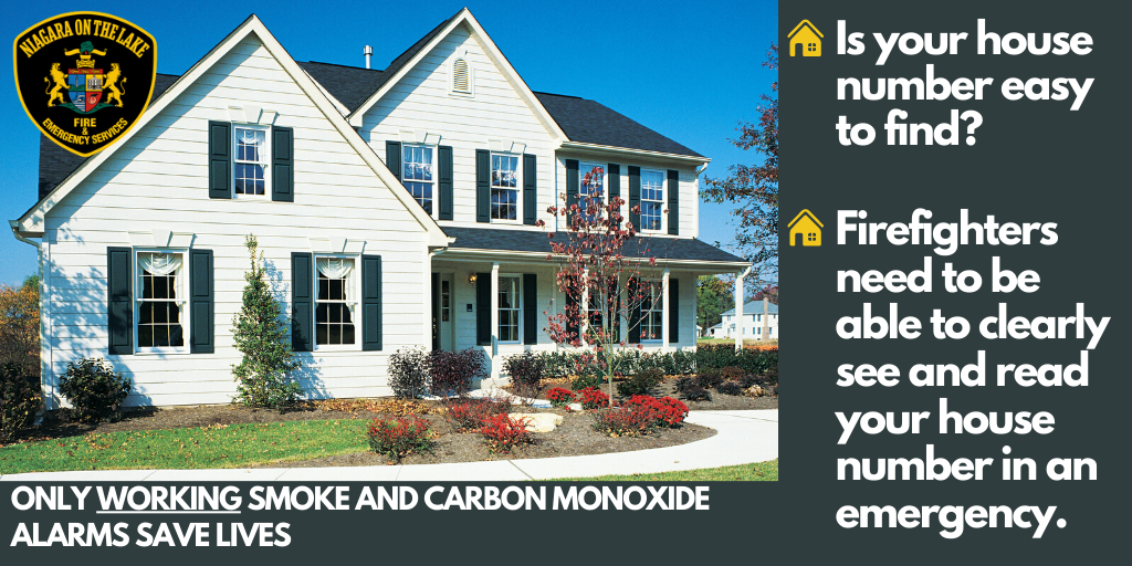 NOTLfiredept's tweet photo. Looking for a #homeimprovement #project that could save a life? Make sure your house number is easy to see and read! #staysafe #StaySafeNOTL #commitment #teamwork #community https://t.co/ey1AAONiug