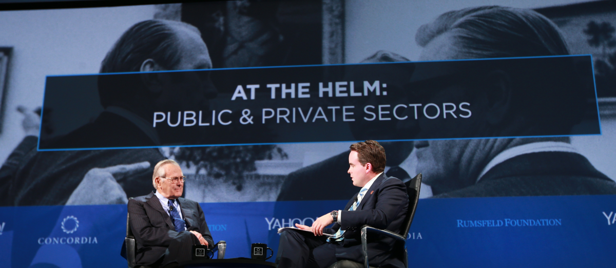 RumsfeldFoundtn's tweet photo. Delighted to share our new #OrientingtheGyroscope blog post by Co-Founder, Chairman and CEO of @ConcordiaSummit, Matthew Swift on fostering collaboration between public-private partnerships to continue critical information sharing and global connectivity: https://t.co/MygmS6ktWg. https://t.co/4rCtKUw5mt