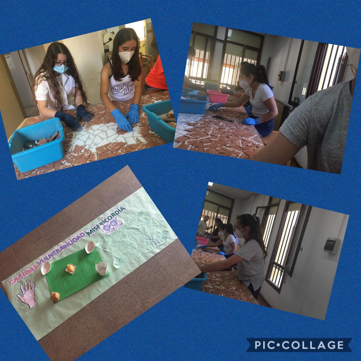 mcm_onda's tweet photo. Continuamos ayudando y compartiendo en el centro ocupacional el Molí. Estamos muy agradecidos de poder realizar esta labor de voluntariado y de reflexionar sobre los rasgos carismáticos, hoy hemos profundizado en la Misericordia.
#UbuntuMCM🌐 #FamiliaConsolación #CasaMariaRosa https://t.co/y89Y7FDERa