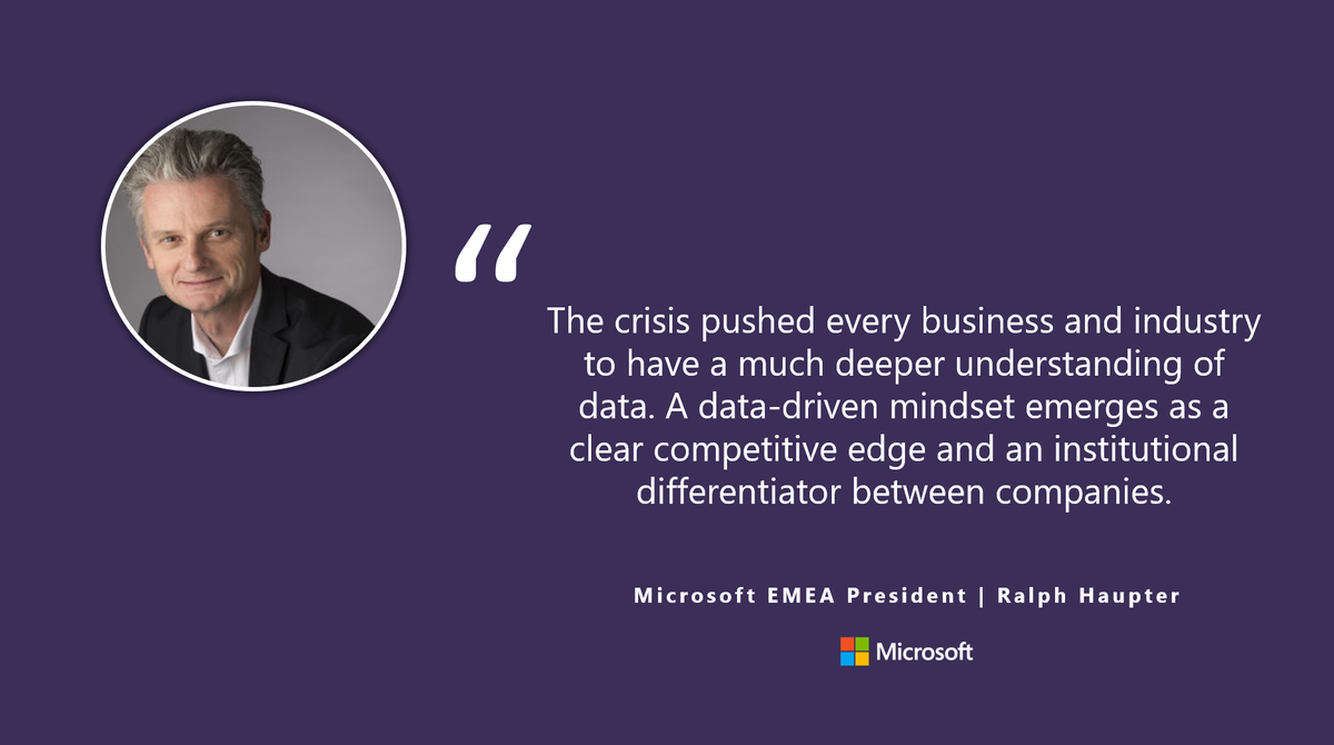 MSEurope's tweet photo. 📡 LIVE from #HMDigitalDays 

“The crisis pushed every business and industry to have a much deeper understanding of data. A data-driven mindset emerges as a clear competitive edge and an institutional differentiator between companies.” https://t.co/atat3sikNi