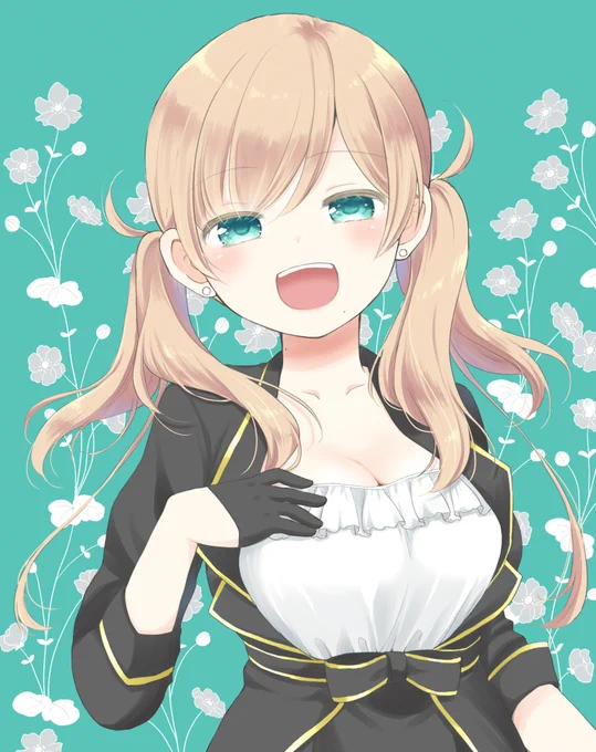 手袋つけたわ 2枚目の雨女のはいいかなって。 きっとつばめは傘持ったけど手袋忘れたんだ