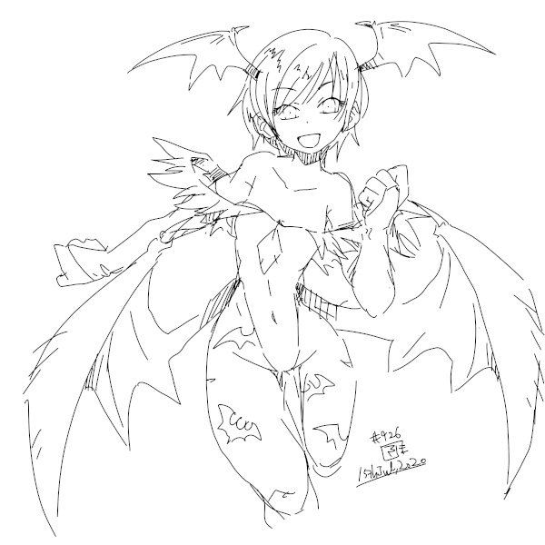 りりす。 #一日一絵 #ヴァンパイア #格ゲーキャラ描こうぜ 