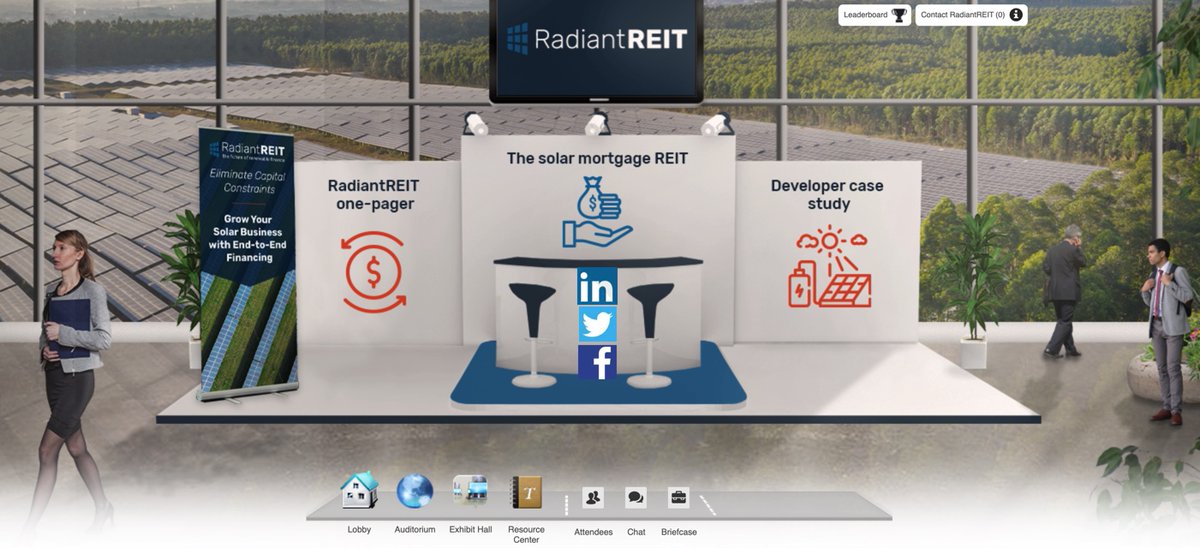 Radiant_REIT's tweet photo. The Solar &amp; Storage Digicon launches today, the first e-marketplace for the #solar and #energystorage industries. Register for free and stop by the RadiantREIT booth in the Exhibitor Hall to learn more about our #projectfinance approach and offerings. https://t.co/fIAvMbWhJN https://t.co/OkhJ3owVnQ