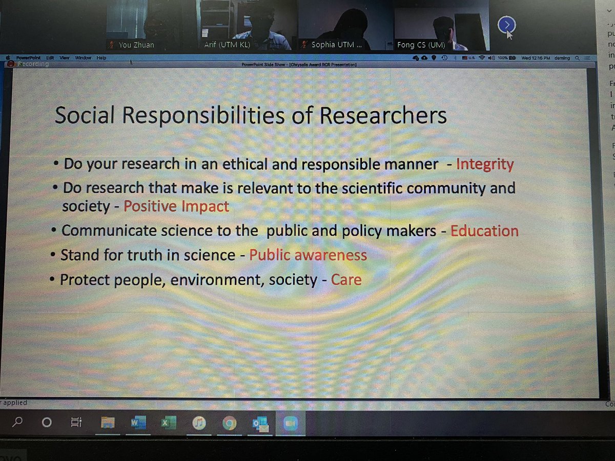 Youzhuan_Lee's tweet photo. Took part in the first workshop today on Responsible Conduct of Research (RCR) as one of the YSN-ASM Chrysalis Award finalists. 
An informative and fun session it was! 

#YoungScientistsMalaysia
#AkademiSainsMalaysia
#YoungScientistsNetwork
#ysn_asm_chrysalis_award https://t.co/QNLGNye9jR