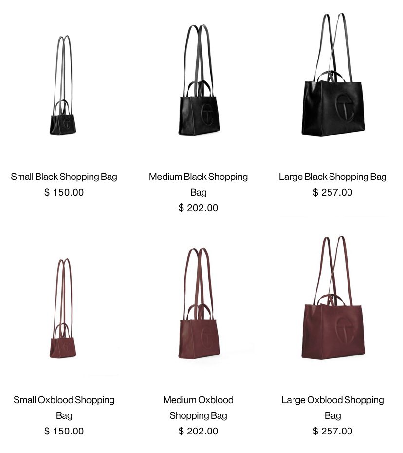 small oxblood telfar