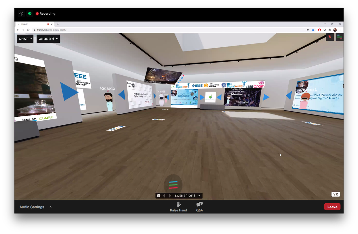 IEEEDigitalReal's tweet image. This new immersive experience tool, #frameVR is provided by @VirBELA1. How cool is this?! #XR #IEEEDigitalWorld