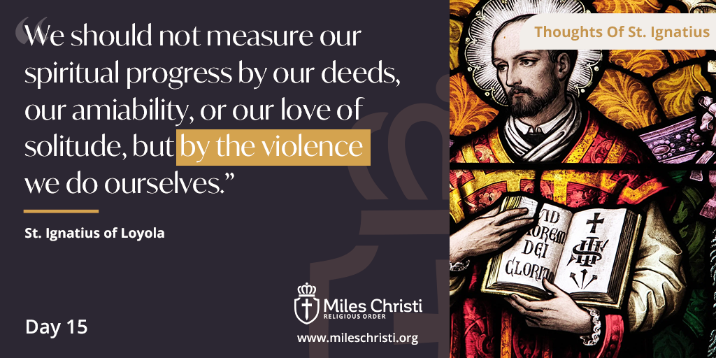 MilesChristiUS's tweet photo. Following Christ is not easy but the reward is everlasting! We need to take up our cross and follow Him.
St. Ignatius of Loyola, pray for us!
#StIgnatius #MilesChristi #TakeUpCross #EverlastingLife #Catholic #CatholicTwitter #Christian https://t.co/qxk1lH5x0F