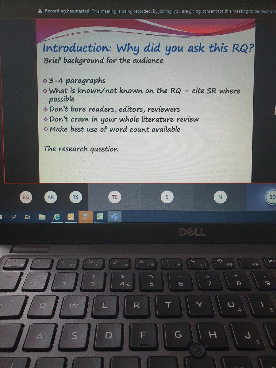 ish_joshi's tweet photo. How to generate a research question - brilliant presentation by @dolly_sud 👏 
Much needed workshop for research naive like me. Thank you @LPTresearch https://t.co/Uwm5B15p9e