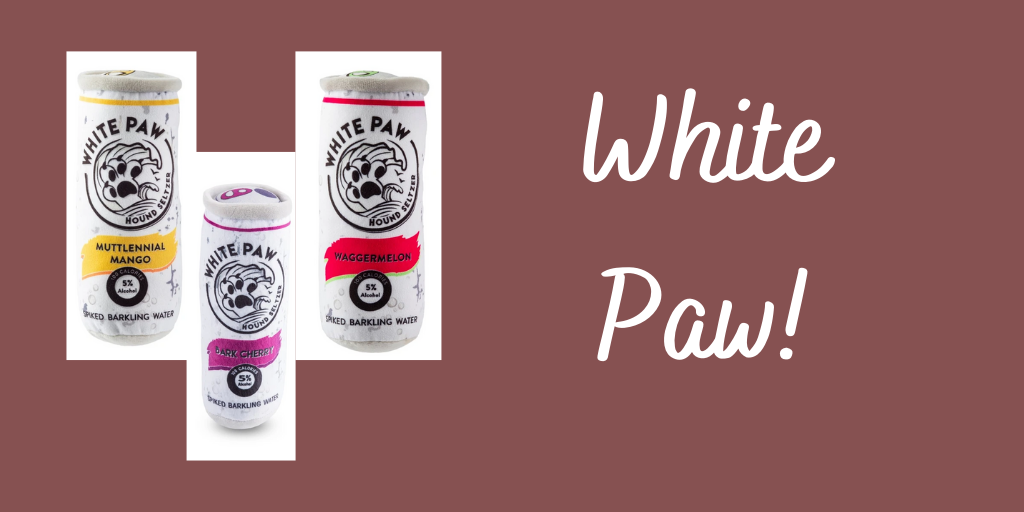 No law when you drink the Paw!!! Check out our newest toy in at the store! These adorable White Paw toys are cute and funny! Stop in today to snatch one up!😍🐶💗